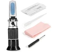 BOWONG Portable Brix Refractometer with ATC, 0-90% Brix Sugar Meter - High Precision Tester for Honey, Beer, Wine, Fruit Juice, Milk, Syrup & Molasses