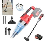 Bowose Vacuum Cleaners for Home,Handheld Vacuum Cordless,Car Vacuum 120W with LED Light&3 Filters,Rechargeable Dust Cleaner with 5500Pa High Power Suction&2200mah Battery for Car,Home,Office