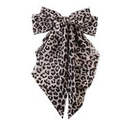 Bows Barrette Hair Clip 2000s Trend Side Clip Christmas Leopards Print Sweet Bowknot Sweet Cool Photo Props