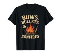 Bows, Bullets & Bonfires Western Hunting Graphic T-Shirt