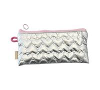 Bows Change Purse Portable Pencil Case Quilted Wallets Money Bag Coin Purse Change Bag Simple Change Purse Cosmetic Bag