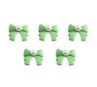 Bows Charm Bowknot Pearl Beads Colorful Bow Nails Jewelry Bowknot Decals Bows Decoration