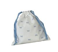 Bows Cosmetic Bag Drawstring Makeup Bags Portable Storage Pouches Drawstring Storage Bag for Travel and Home Use
