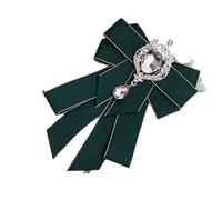 Bows Crystal Brooch with Shining Rhinestones for Women Elegant Costume Jewelry for Parties and Daily Wear Elegant Stone Pin