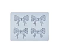 Bows Fondant Moulds Casting Silicone Mould Craft Epoxy Resin Baking Cake Chocolate Chocolate Shuttle Fondant Chocolate Silicone Mould Cake Decoration Tool