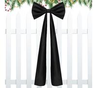 Bows For Christmas Tree - Festive Embellishments,Christmas Bows For On The As Embellishments - For Party Indoor Outdoor Fireplace Front Door Garland Garden Living Room Holidays