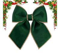 Bows for Christmas trees, festive decorations, bows for gift wrapping and party decoration, for door, stairs, fireplace, ledges, home, office, party, wedding
