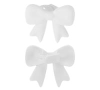 Bows for headphones, 3D silicone bow shape support, 2 parts headphone attachment, for work, travel, commuting, party, streaming, studying and learning