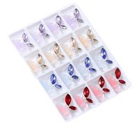 Bows Nails Art Charm Mixed Shape Crystal Charm Art Decorations 3D Rhinestones for Acrylic Bows Nails Art Charm Nails Rhinestones Nails Crystal Charm Nails Art Decorations