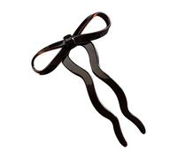 Bows Shape French Acetate Hair Stick Bun Hair Accessories For Women’s Vintage Hairstyles And Daily Fashion Needs Stick For Buns And Updos
