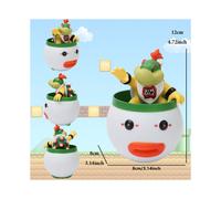 (Bowser Jr, No Box) Super Mario Action Figure Bowser Princess Peach Anime Game All Star Collection Model Toy for Children