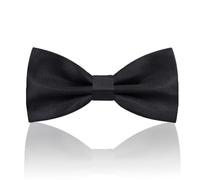 Bowtie Bow Tie Pre-tied Bow Adjustable Tuxedo Men Bow Tie Solid Colour Classic Fashion Bow Tie for Wedding Party Prom Ball Dance Night Carnival Christmas(Black)