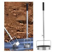 BOWTONG Bulb Planter Sod Remover Multipurpose with Retractable Handle, Adjustable Plugger Digging Holes for Greenhouse Garden Lawn Sod Cutter, Remover, and Plugger, Grass Planter