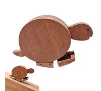 BOWTONG Handmade Walking Wooden Animals, Mechanical Ramp Walker Toy, Gravity Powered Sculpture, Rabbit Desk Turtle Balance Elephant