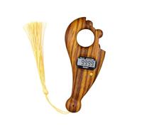 BOWTONG Portable Prayer Beads Counter, Digital Tasbih Finger Counter, Rotating Digital Muslim Islamic Prayer Beads Counter, Counter,