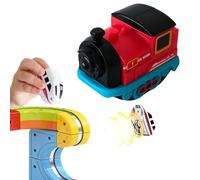 BOWTONG Replacement Electric Train Cars, USB Rechargeable Add-On Train Cars Compatible With KlickRail, Electric T-rain Set Flexible Track,Cannot Operate Alone, Tracks & Cable Not Included