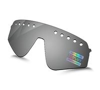 Bowyer POLARIZED Replacement Lenses for Oakley Sutro Lite Sweep Vented OO9465 Sunglasses - Titanium Mirror