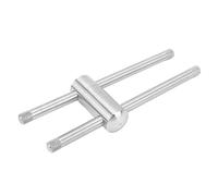 BowyTrading 11MM Billiard Cue Tip Press, Professional Billiard Tip Press Tool, Detachable Screw in Stainless Steel Tube with U Shaped Groove for Automatic Leveling, Perfect for Shaping and Har