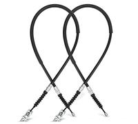 BowyTrading 42in Driver Passenger Side Brake Cable 102022101, Club Car DS Brake Cable Kit for Gas Electric Models 2000 - Up, Durable Steel Wire with PVC Coating Replacement for OEM 1020221 -