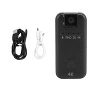 BowyTrading 4K Thumb Action Camera, Miniature Motion Camera with Gyroscopic Image Correction, Timelapse Recording, 120 - Min Battery Life, Supports 256GB Card, for Fishing Cycling Hiking