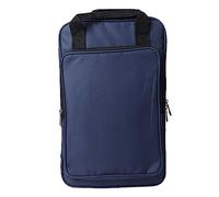 BowyTrading Drum Stick Backpack, Drum Bag for Sticks and Pedals, Ergonomic Portable Oxford Cloth Backpack with Multiple Compartments for Drummers On the Go (W 65 Navy Blue)