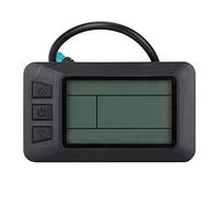 BowyTrading KT - LCD7 LCD Instrument for Bike Conversion, Electric Bicycle LCD Display, Horizontal Black and White Screen with Waterproof Connector and USB Interface, Durable and Practical for