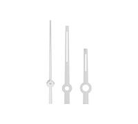 BowyTrading Luminous Watch Hands Set for 1570 Movement, Alloy Hour Minute Second Hands Replacement Kit with Glow - in - the - Dark Markers for Watch Repair Professionals (1570 luminous silver)