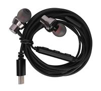 BowyTrading MS21 Wired Earphone, Type C Headphone with Microphone, Noise Isolation Volume Control, Comfortable Ergonomic Design for Smart Phone PC, Premium PVC Material Oxygen Free Copper Wire