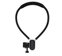BowyTrading Neck Mount Adjustable Soft Silicone Magnetic Necklace Holder, Action Camera Neck Mount with Magnetic Interface, 180 Degree Rotatable Phone Clip for OSMO Action