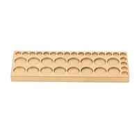 BowyTrading Pure Copper Screw Assortment Box, Tiny Screw Storage Plate with 20 Compartments, Multifunctional Screws Kit for Watch Repair, Eyeglasses, Phones and Small Electronics