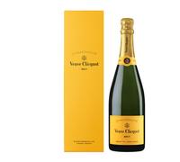 CHAMPAGNE VEUVE CLICQUOT LIMITED EDITION 250 EME ANNIVERSAIRE - BRUT CARTE JAUNE - PRESENTATION CASE