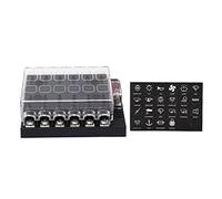Box 12 Way Block Panel Board With Negative Bus For Car Rv Trailer Truck Van 12 36Vdc (12 Way)