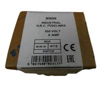 Box 20 Eaton NSD6 6AMP 550V AC BS88 Offset Tag FUSE Incl VAT