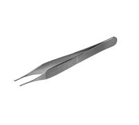 Box 50 Surgopack Sterile Single Use Disposable Adson Forceps, Non-Toothed Serrated Straight, 12.5cm/4.75 inches, Tissue Dissecting Locking Forceps Tweezers