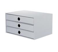 Box A4 3 drawers with eyelet 250x343x185 Soho Stone Light Gray 17 | Rossler S