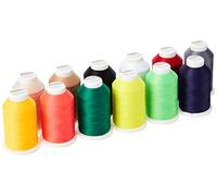 Box: Aeroflock: Overlock Thread: 12 x 1000m: Miniking Spools: Assorted