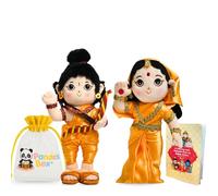 Box Baby Rama & Devi Sita Combo | Soft Plush Toys | Non- Toxic, Lightweight & Safe| Best Gifts for Infants, Toddlers & Babies (37 CM)