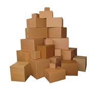 Box BOXOMATIC Cardboard Boxes Small Size DOUBLE Wall 20" x 16" x 16" (508 x 406 x 406mm) Removal Storage Packing Mailing Moving House (10)