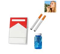 Box Bubble Toy, Blowing Fake Bubbles Pack Blower Blow Sticks Liquid Relaxation Birthday Valentine's Day Party Gift, Funny Mini Bubble Box Stick Toy for Men Women, Outdoor Bubble Makers Toys