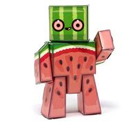 Box Buddies Box Figure 02 Mel - Make Your Own Poseable Watermelon Paper Toy - Paper Craft for Kids, Pocket Money Toys, Stocking Fillers