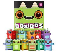 Box Buddies Boxibos Monsters - Pack Age 5+ of 12 Mini Box Monsters - Paper Craft for Kids, Party Bag Fillers, Pocket Money Toys