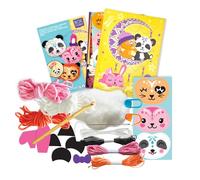 BOX CANDIY Make Your Own Crocheted Pets - DIY Crochet Set for Kids | Create 3 Cute Stuffed Animals | Complete Crochet Kit with Tools, Yarn & Instructions | Creative Gift for Ages 8+