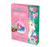 Box Candiy: Totally Magic Unicorn - Create Your Own Terrarium, with 1 Terrarium Bowl, 10 Mini Butterflies and 1 Coloured Sandbag, Gift Box, 5 x 17 x 23 cm, 6+