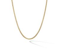 Box Chain Necklace in 18ct Yellow Gold, 1.25mm