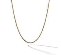 Box Chain Necklace in 18ct Yellow Gold, 1.7mm