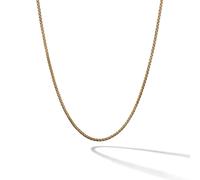 Box Chain Necklace in 18ct Yellow Gold, 1.7mm