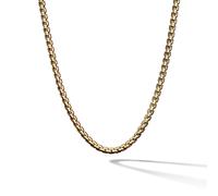 Box Chain Necklace in 18ct Yellow Gold, 3.4mm