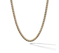 Box Chain Necklace in 18ct Yellow Gold, 3.4mm