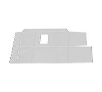 Box Dies for Die Cutting - Metal Cutting Die for Box, Milk Carton Shape, Emboss Stencil, Decorative Etched Dies for DIY Craft Projects, Scrapbooking, and Card Making
