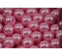 Box Displays 20 Pieces 14mm Round Glass Pearl Beads - Colour Choice